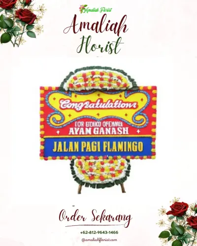 Bunga Papan Congratulation di Tanah Tinggi Barat
